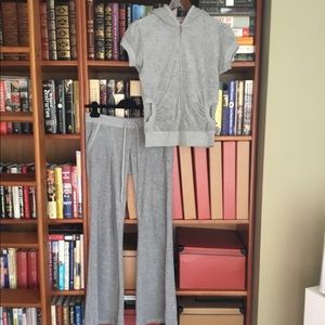 Juicy Couture Grey Terry S/S Tracksuit Set (or sold separately)
